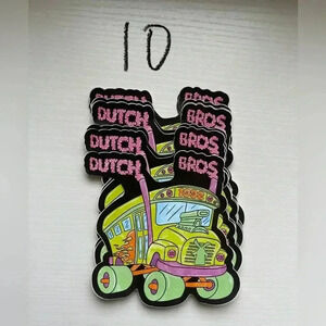 Dutch bros sticker school bus